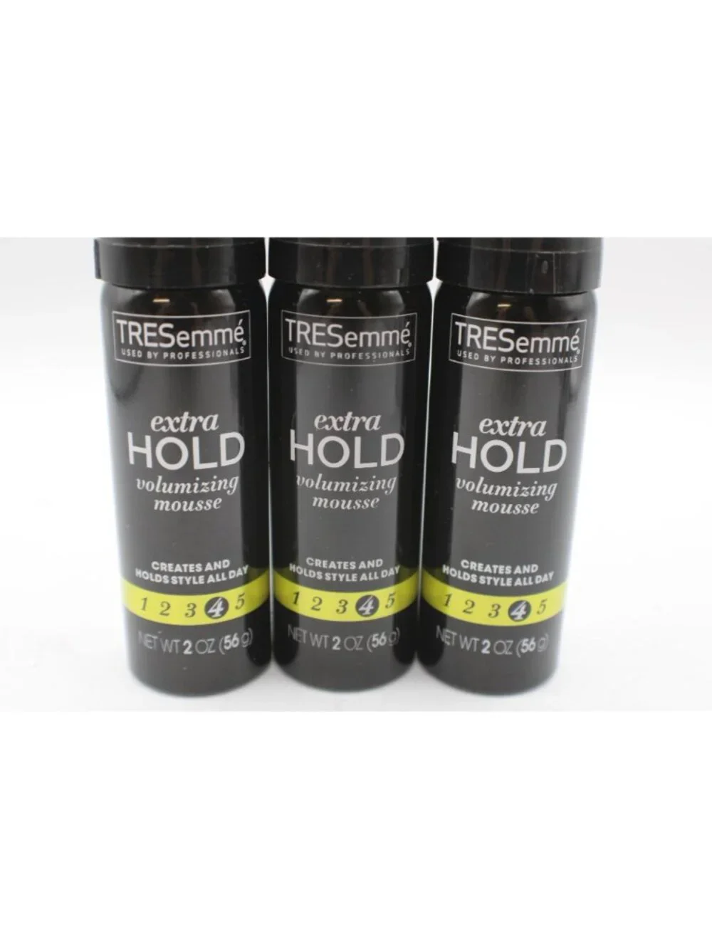 NEW Set Of 3 TRESemmé Extra Hold Volumizing Styling Mousse 2oz Level 4 Hold